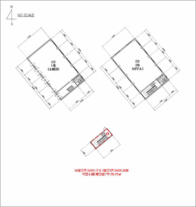 건물개황도 및 내부구조도