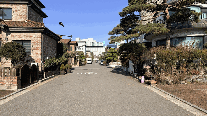 본건 남서측 접면도로