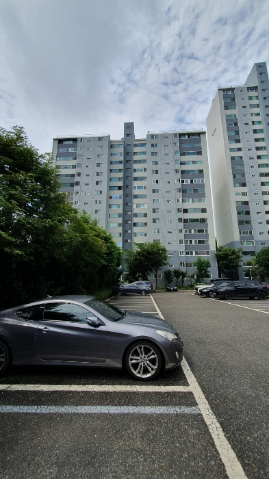 북동측에서 촬영