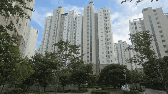 114동 전경(북측 촬영)