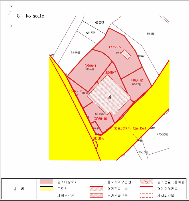 지적 및 건물개황도