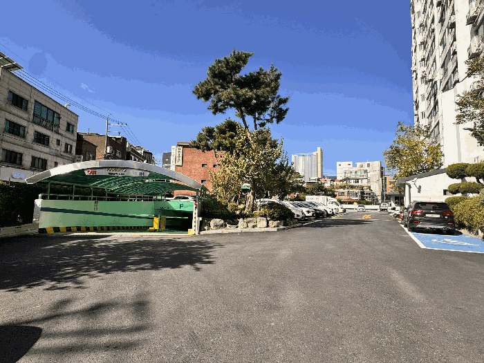 본건 소재 단지 주차장