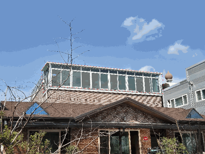 3층 확장부분 (본건 남측에서 촬영)