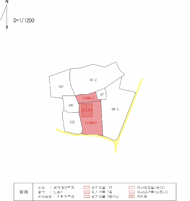 지적 및 건물개황도