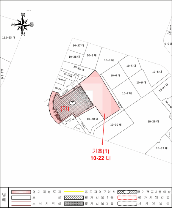 지 적 및 건 물 개 황 도