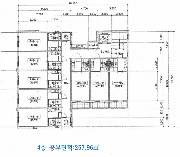 내 부 구 조 도(4층)