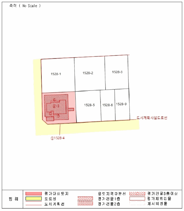 지적 및 건물개황도