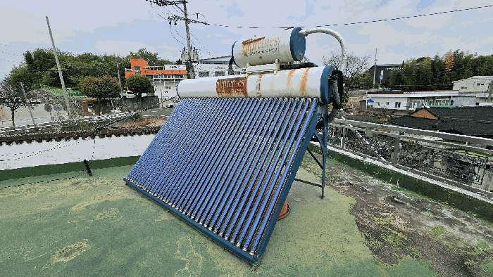 태양열온수설비 사진