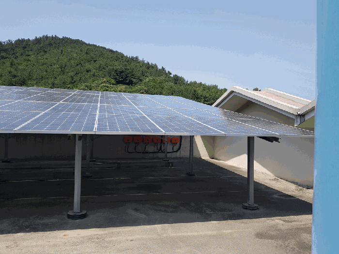 
건물 옥상 태양광발전설비