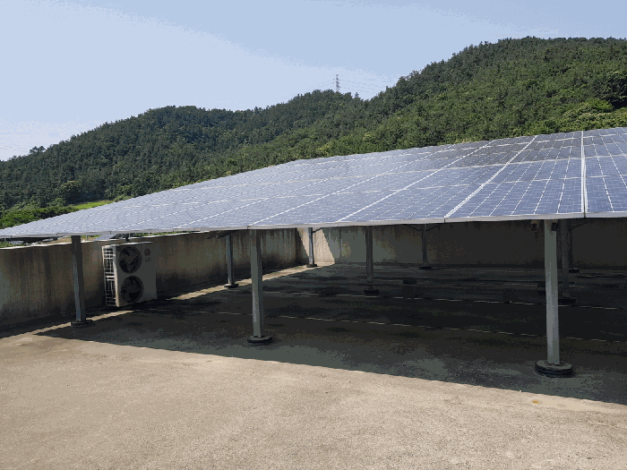 
건물 옥상 태양광발전설비