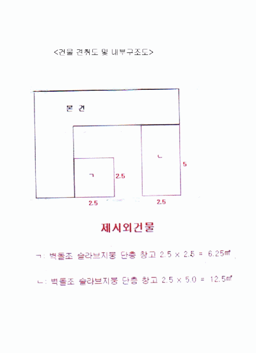 건 물 개 황 도