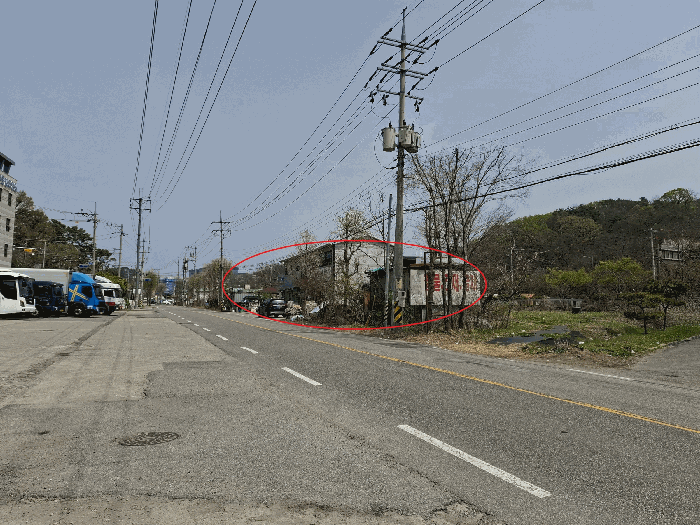 주위 환경 - 남서측 촬영