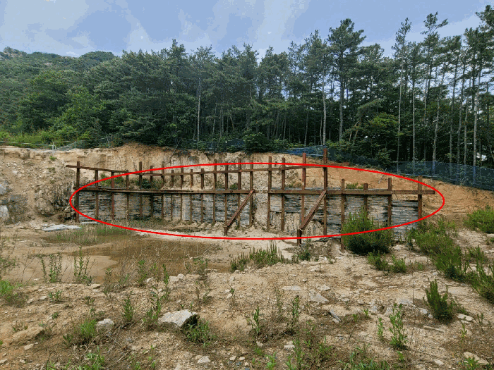 조립식 간이 흙막이 시설물