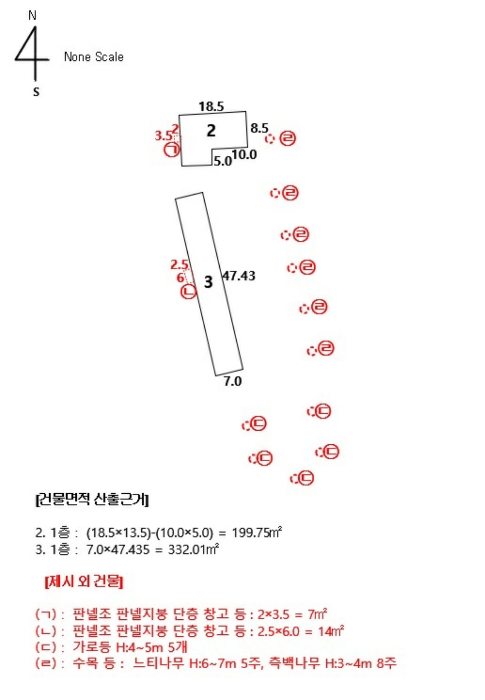 건 물 개 황 도