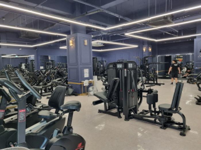 지하1층 헬스장 내부