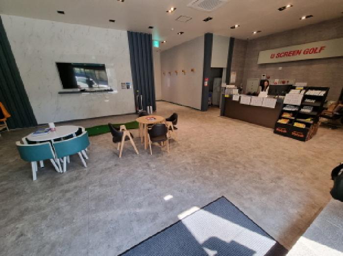 지하2층 스크린골프장 내부