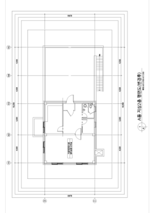 건 물 개 황 도(에이동 2층 평면도)