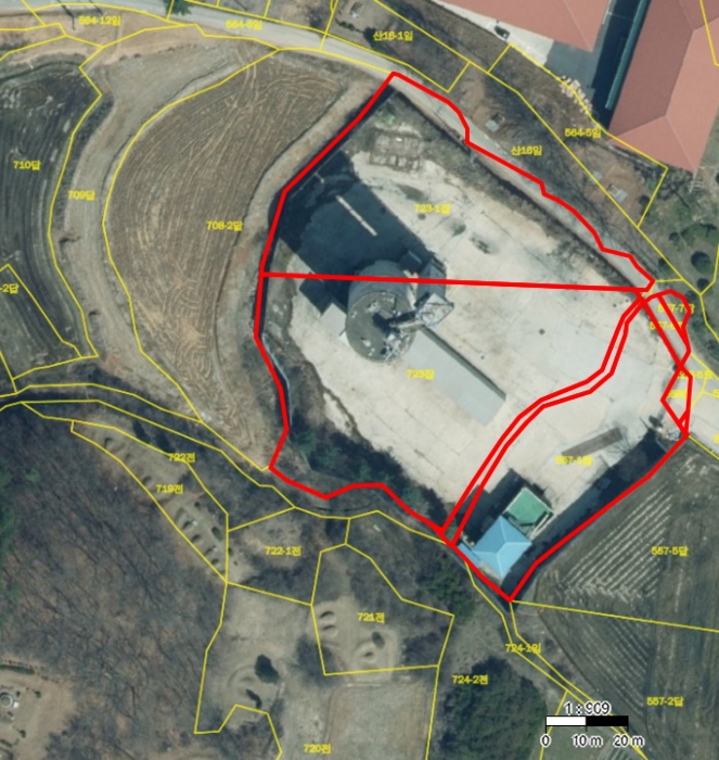 지 적 도(위성사진)