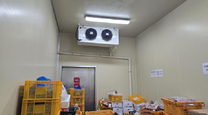 공장저당목록인 냉동 및 냉장창고의 전경
