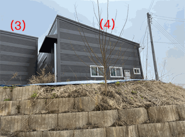 <기호(3,4)건물 서측에서 촬영>‘><br /><img src=