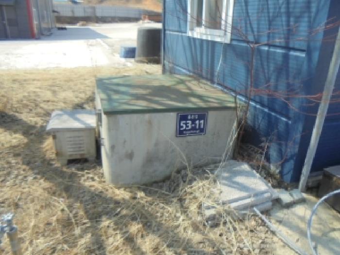 목적물 12번에 수도관정