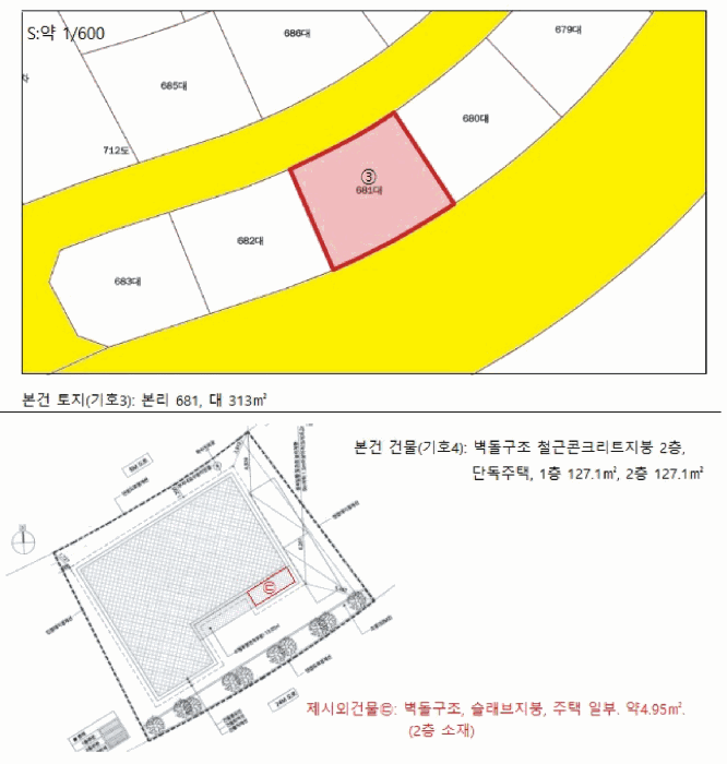 지적및건물개황도