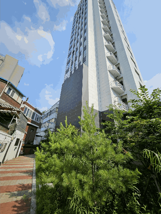 본건 후면 전경