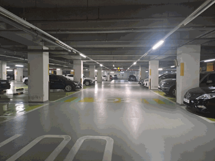 [지하 주차자장]