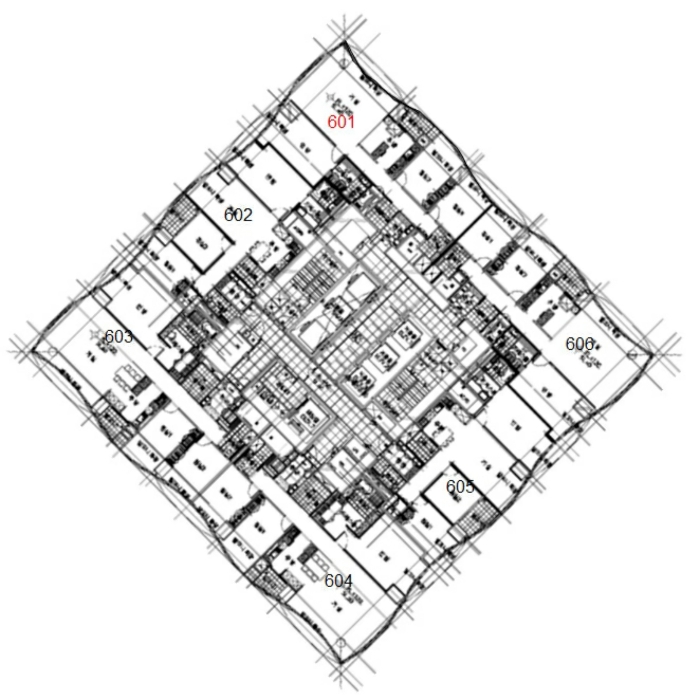 송도동 23-3 더?氷아？꼿컵？ 103동 6층 평면도