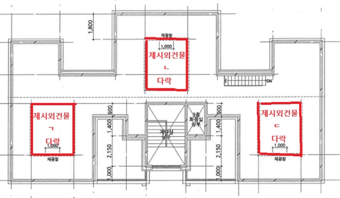 건 물 개 황 도(옥탑)