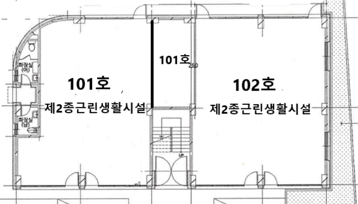 건 물 개 황 도(1층)