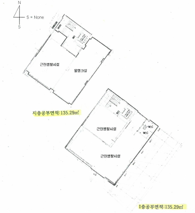 건 물 개 황 도(지층,1층)