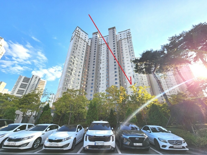 북동측에서 촬영