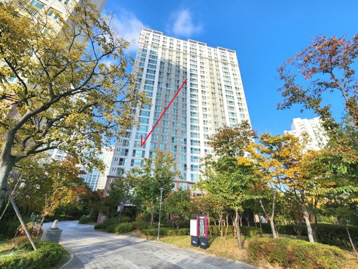 남서측에서 촬영