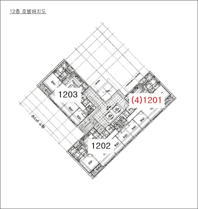 건물개황도(기호