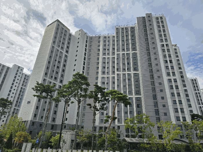 대상물건 소재 제104동 전경