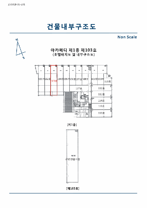 지적 및 건물개황도