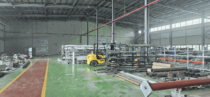건물 공장내부 전경