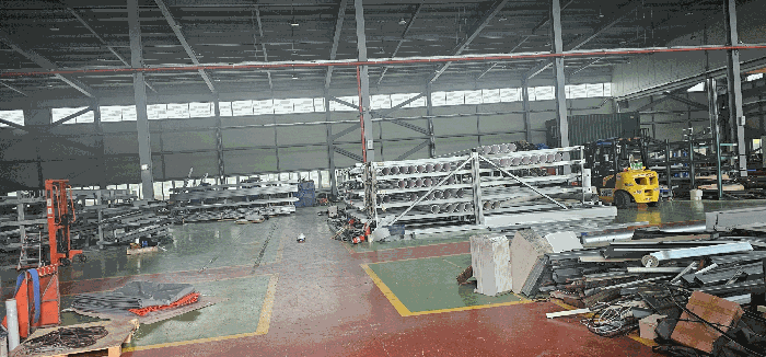건물 공장내부 전경