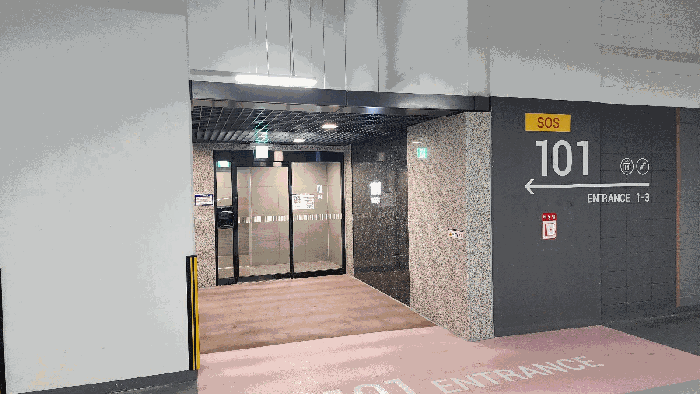 본건 지하1층 공동출입구(1~3호 라인)