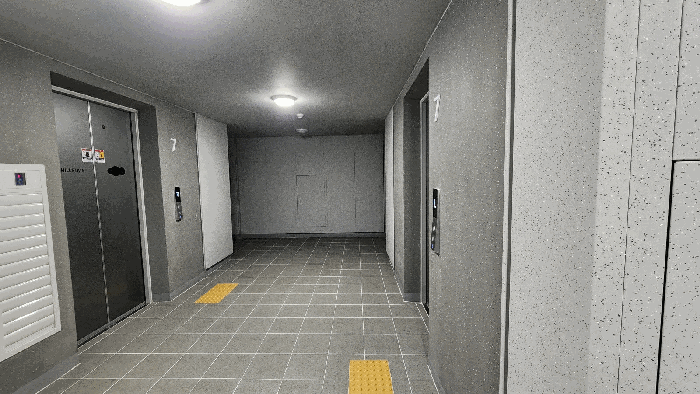 본건 출입 엘리베이터 및 복도(제7층)