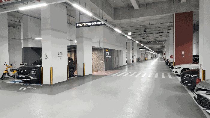 본건 건물 지하1층 주차장