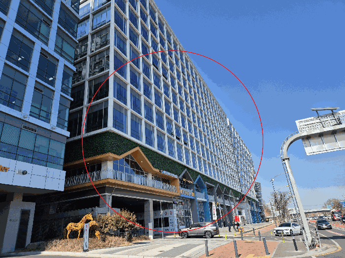 다동 남동측에서