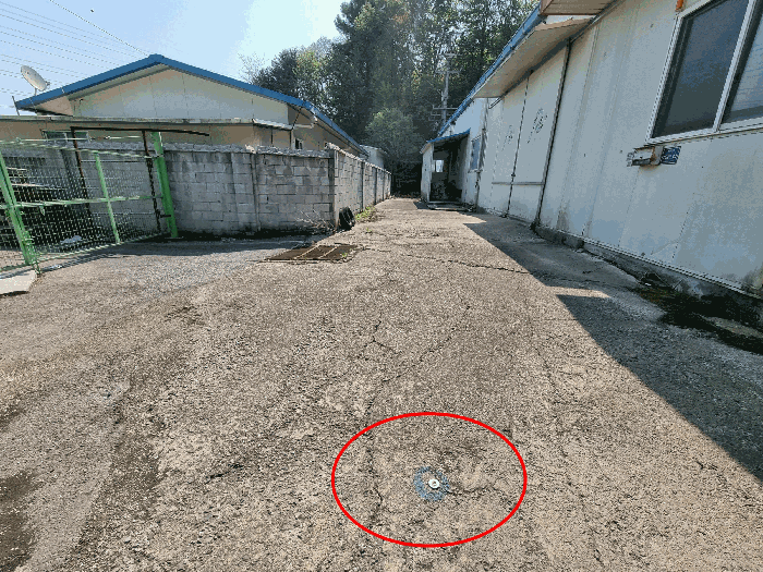 측량을 요하는 경계표지점