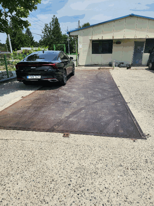 구축물 계근대 전경