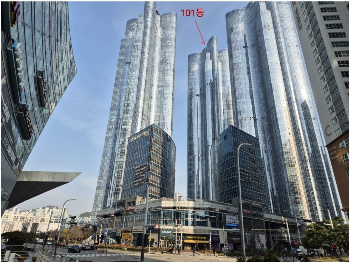 해운대두산위브더제니스 전경