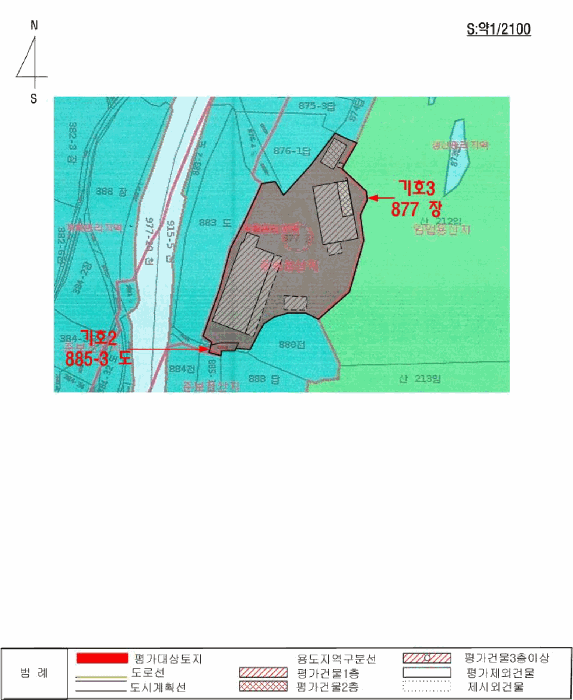 지적 및 건물개황도