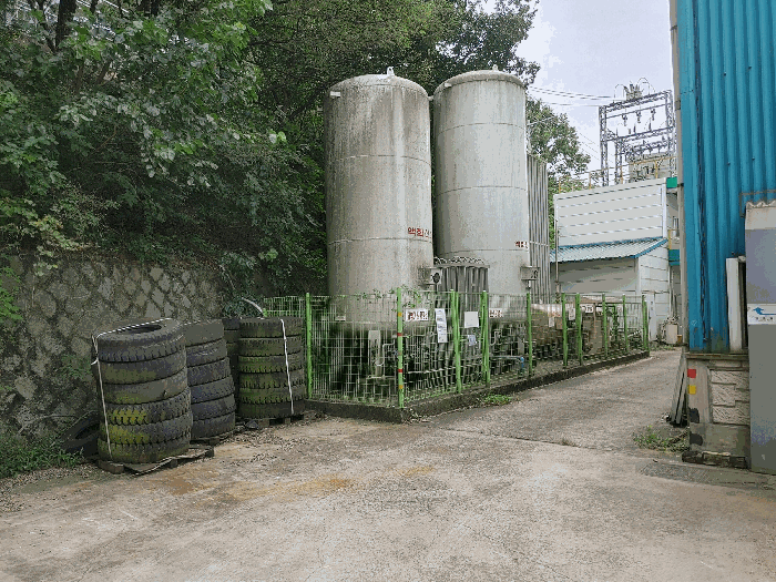 【 기호 ① 지상 가스저장소 : 평가제외(타인소유) 】