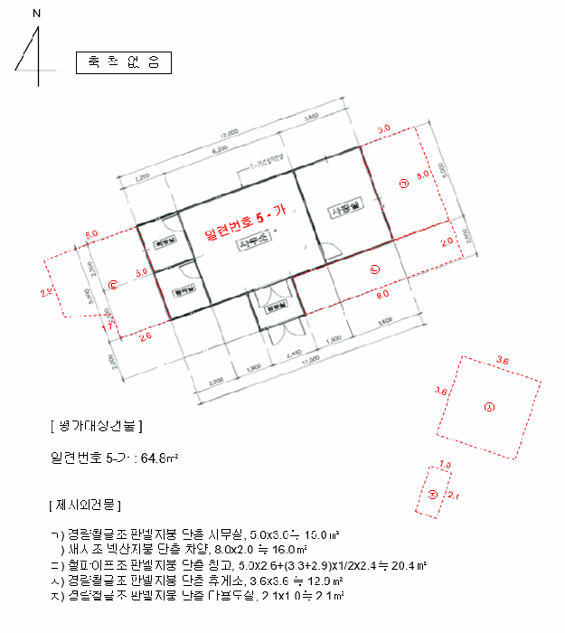건 물 개 황 도