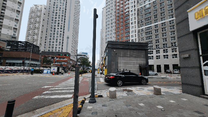 단지 출입구 주위 환경